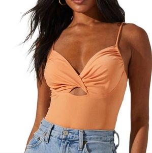 ASTR Peach Bodysuit